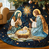 Saia de Árvore de Natal Acolchoada Graça Angelical